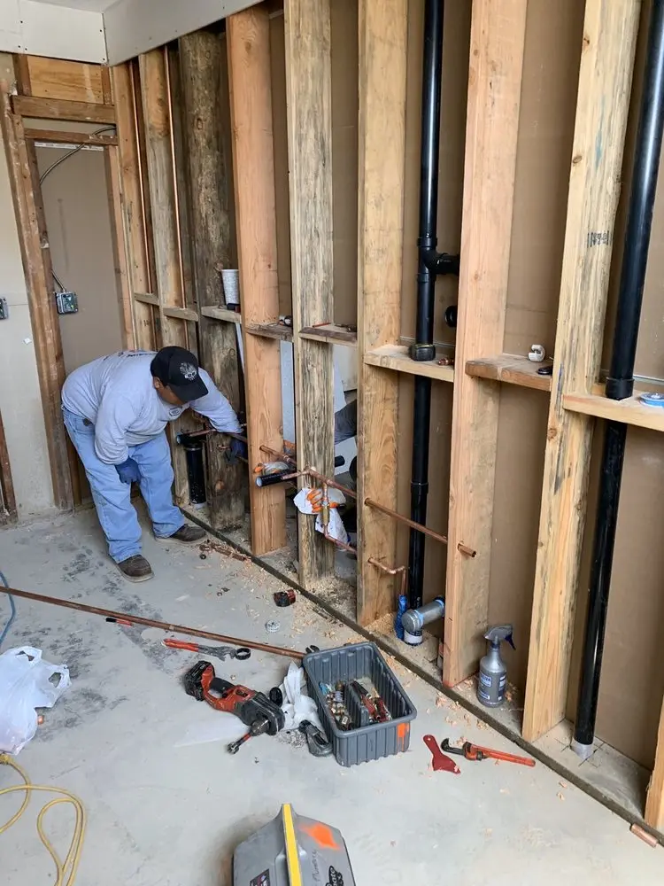 Commercial rough-in plumbing for Gas Line Repair in Battle Creek